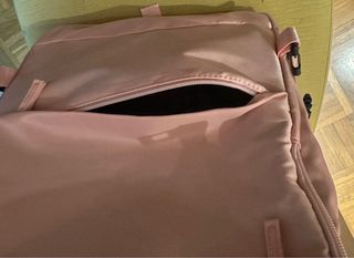 Mochila de viaje rosa
