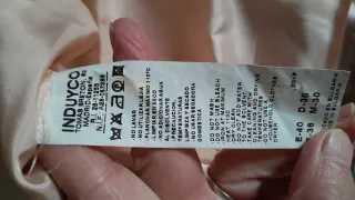 Top fiesta beige y negro