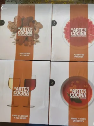 Colección de libros de cocina