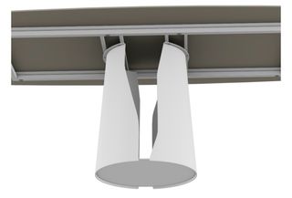 NOVEDAD! Mesa comedor ovalada porcelánico y acero