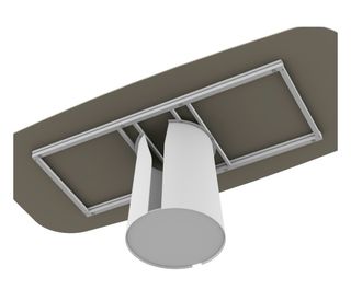 NOVEDAD! Mesa comedor ovalada porcelánico y acero