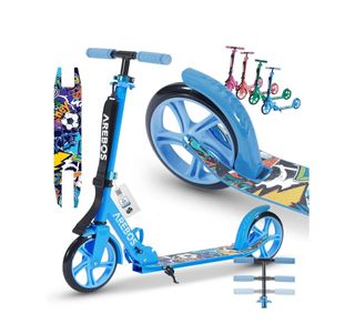 Arebos City Scooter Patinete a Pedales Patinete Regulable