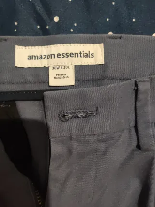 Pantaloni Chino Amazon Blu Taglia M
