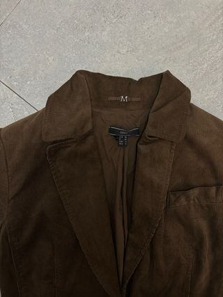 Blazer de pana marrón