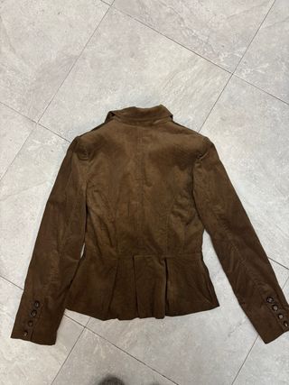 Blazer de pana marrón