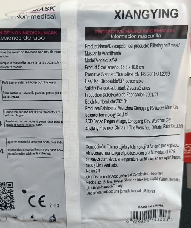 Mascarillas FFP2 (25 uds)