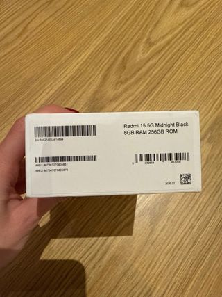 Móvil Xiaomi Redmi 15 5G Nuevo - Midnight Black