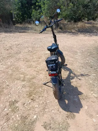 bicicleta eléctrica con dos baterías con 7 marchas