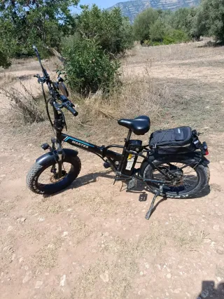 bicicleta eléctrica con dos baterías con 7 marchas