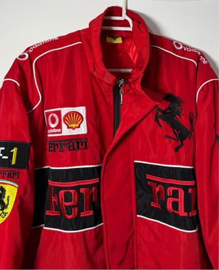 Chaqueta Ferrari Bomber Roja