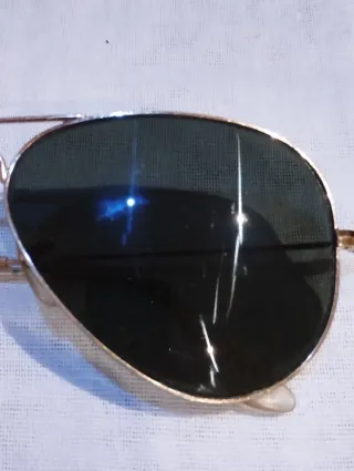 Gafas Ray-Ban Aviator Doradas Lente Verde