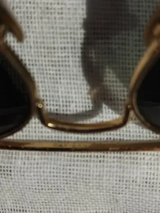 Gafas Ray-Ban Aviator Doradas Lente Verde