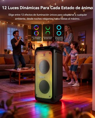 GREEN KEEPER MAX Karaoke GKD80 + 2 Micrófonos