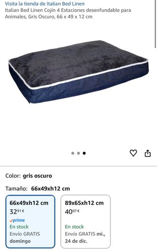 Cama Perro Nueva 66x49cm