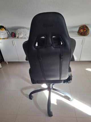 Sedia ergonomica da gaming Quilive nera