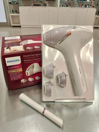 PHILIPS LUMEA PRESTIGE BRI949 CAJA COMPLETA+DEPILADOR FACIAL