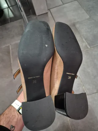 Scarpe Rachel Marvi beige e nere