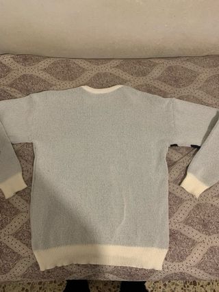 Jersey de punto Amazing gris y blanco
