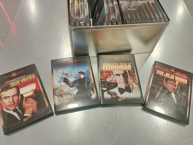 COLLEZIONE DVD 007 SCATOLA METALLICA