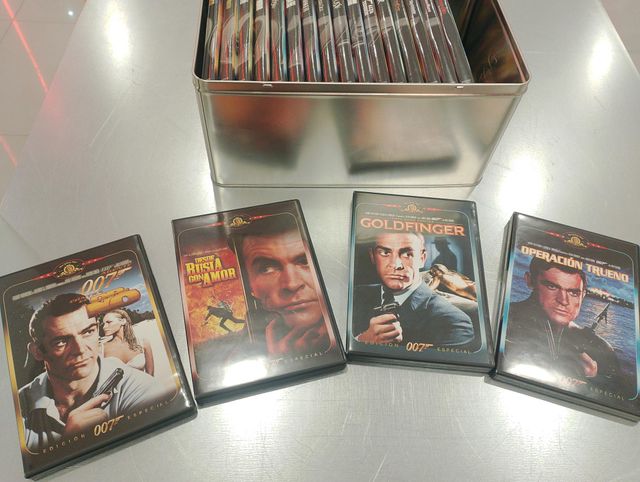 COLLEZIONE DVD 007 SCATOLA METALLICA