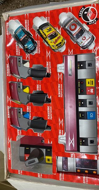 Scalextric Digital System + 7 Coches