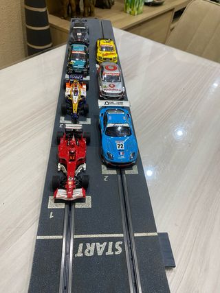 Scalextric Digital System + 7 Coches