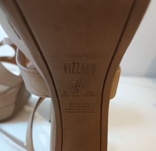 Zapatos Maxi Plataforma Tacón Alto Beige