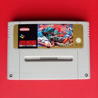 Street Fighter II Nintendo SNES PAL Version ESP
