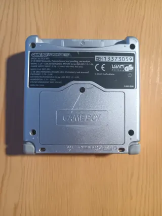 Nintendo Game Boy Advance SP Gris + Cargador