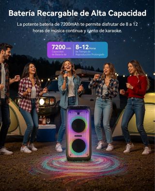 GREEN KEEPER MAX Karaoke GKD80 + 2 Micrófonos