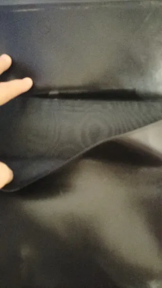 Cartella porta documenti in pelle nera