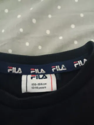 Camiseta negra Fila