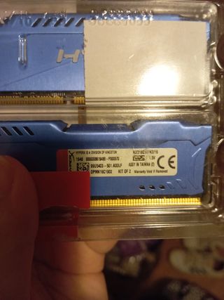 ram dual 16 GB (2 x 8GB) DDR3 HyperX RAM