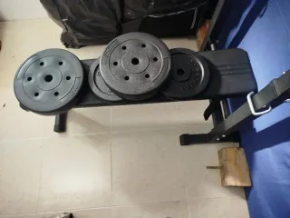 Pesas para gimnasio
