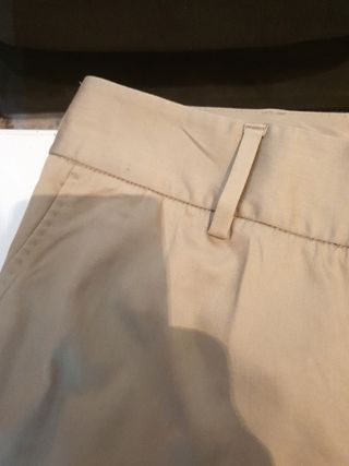 Pantalón vestir Massimo Dutti Mujer Beige