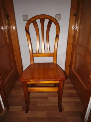 Sillas de madera