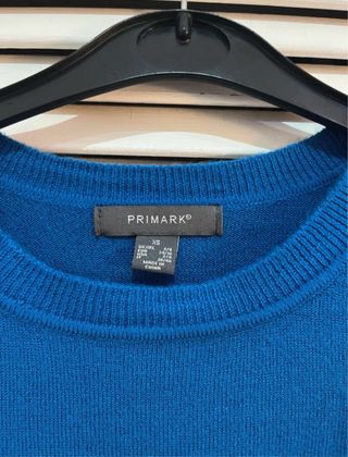 Jersey Sueter azul fino con botones Primark xs