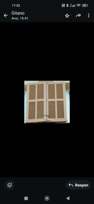 Persianas mallorquinas madera