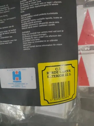 Scalextric lote 2 blister bordes curva exterior r3