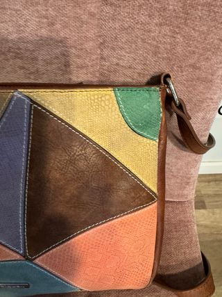Bolso bandolera Desigual patchwork