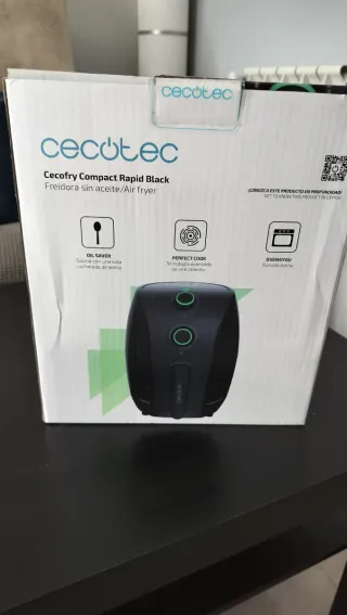Cecotec Freidora de Aire Negra