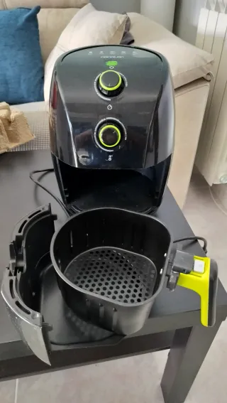 Cecotec Freidora de Aire Negra