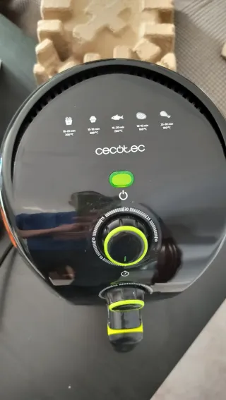 Cecotec Freidora de Aire Negra