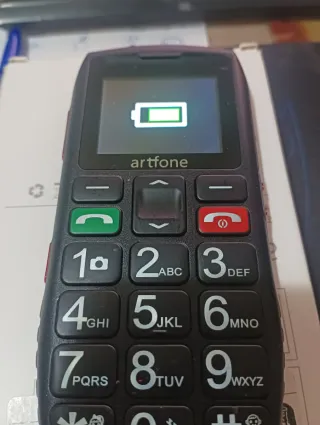 Teléfono Móvil Artfone C1 Negro Senior