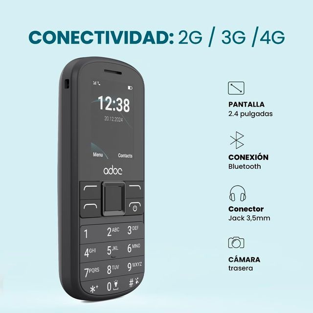 Teléfono Móvil para Mayores 4G