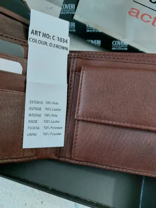 Set regalo Coveri Active portafoglio e portachiavi