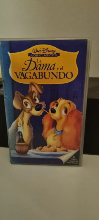 La Dama y el Vagabundo VHS Clásicos Disney