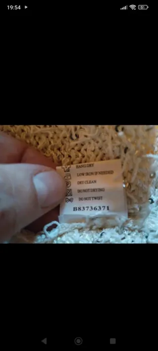 Chaqueta Marfil con Lentejuelas y Manga Francesa