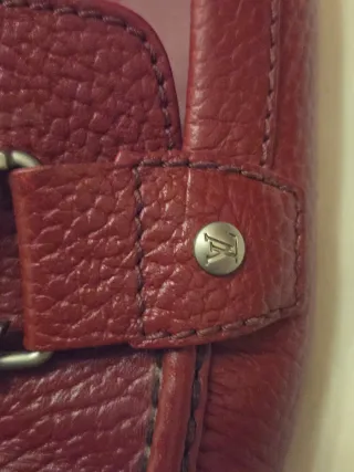 Mocasines Louis Vuitton Rojos Piel