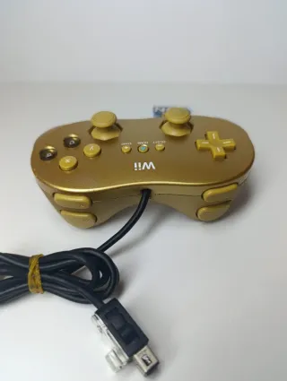 Mando Pro Dorado Nintendo Wii
